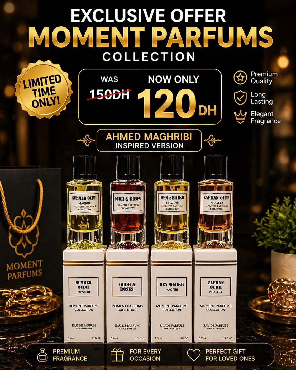 Moment Parfums Collection - 4 PC Set