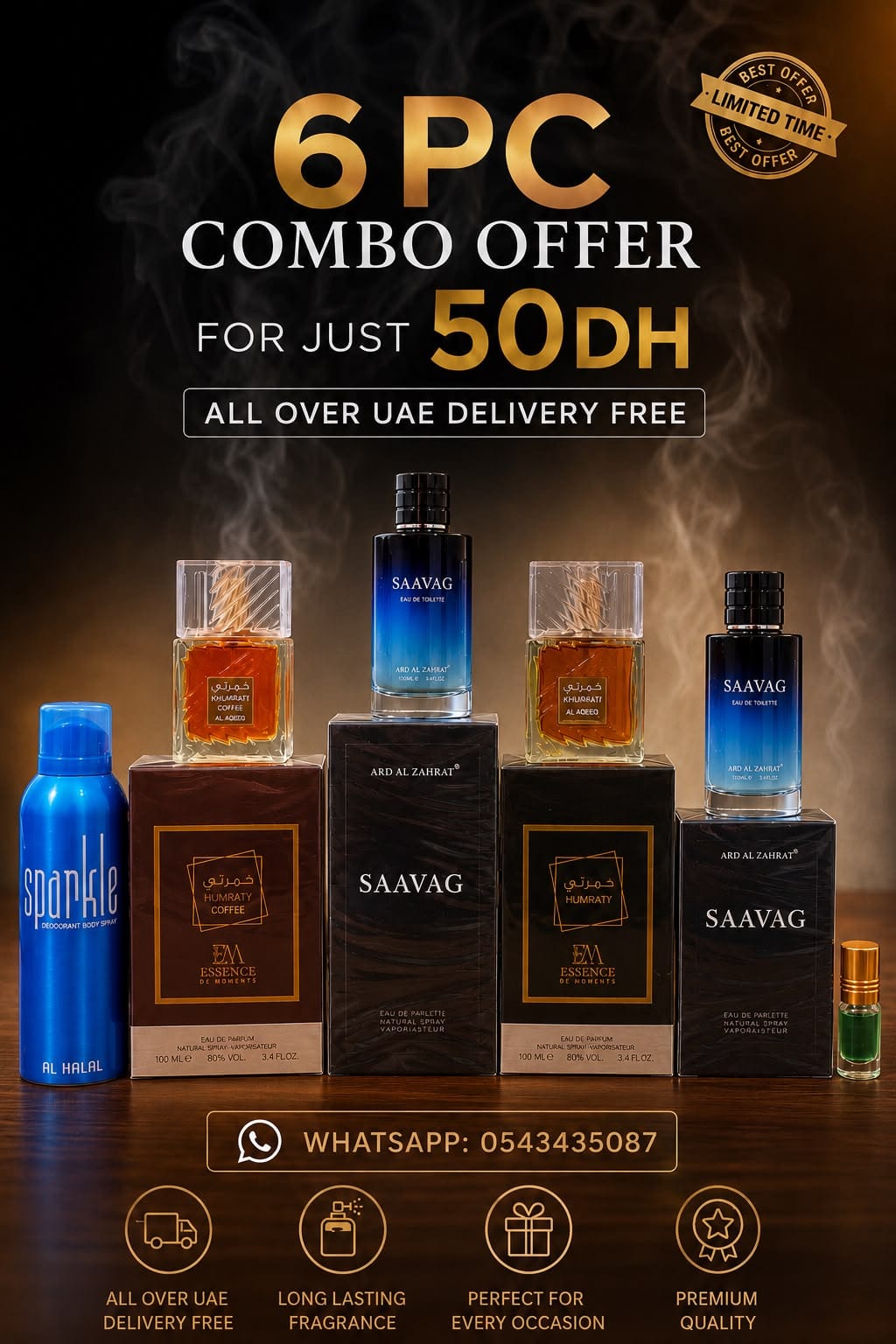 6 PC Combo Offer - Saavag & Khumrati