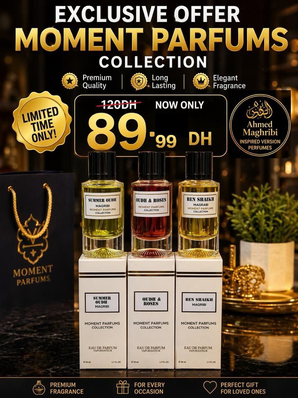Moment Parfums Collection - 3 PC Set