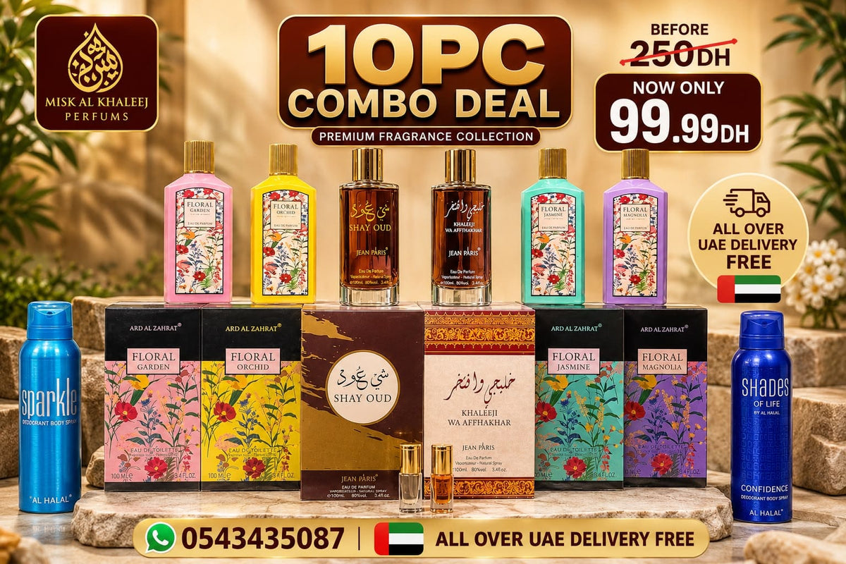 10 PC Combo Deal - Floral Collection, Jean Paris & Body Sprays