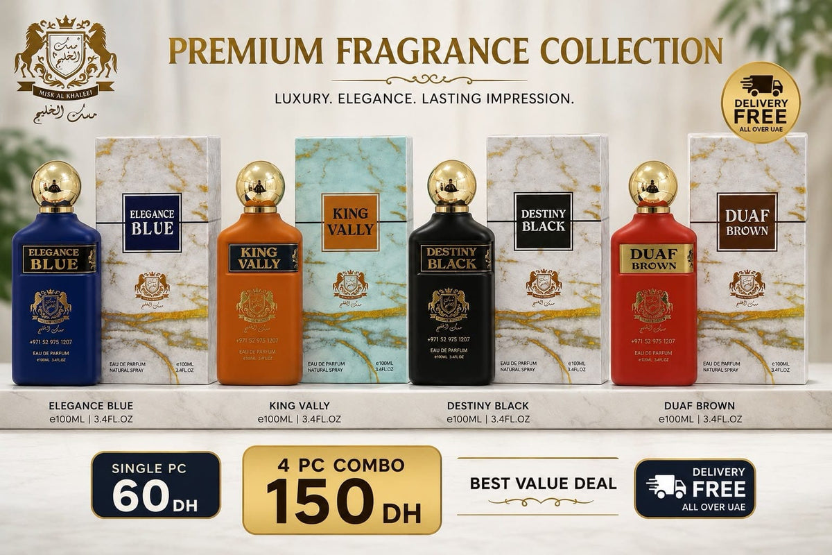 Premium Fragrance Collection - 4 PC Combo (Misk Al Khaleej)