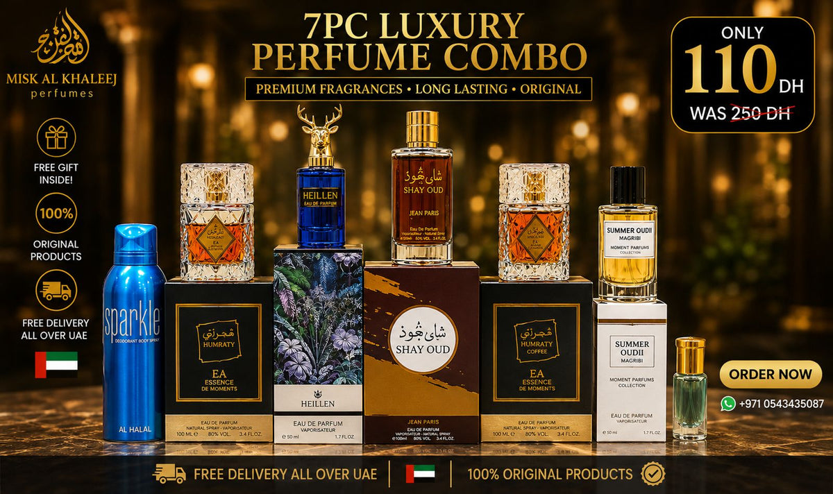 7 PC Luxury Perfume Combo - Heillen, Shay Oud & Humraty