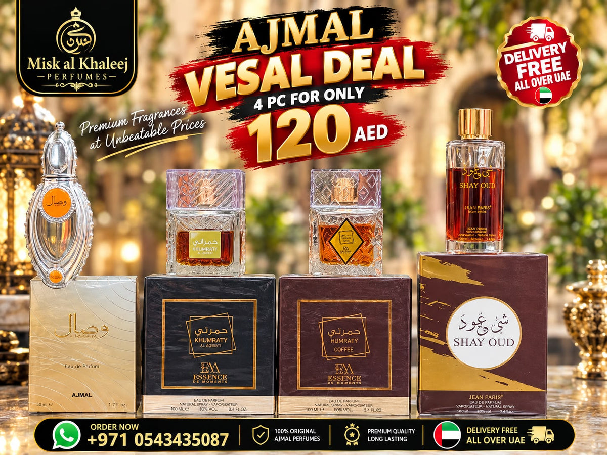 Ajmal Vesal Deal - 4 PC Set