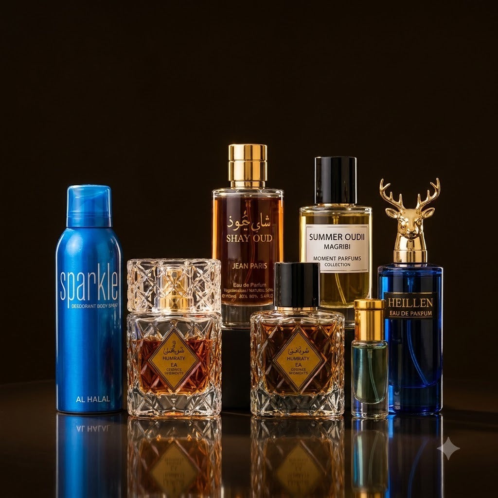 7 PC Luxury Perfume Combo - Heillen, Shay Oud & Humraty