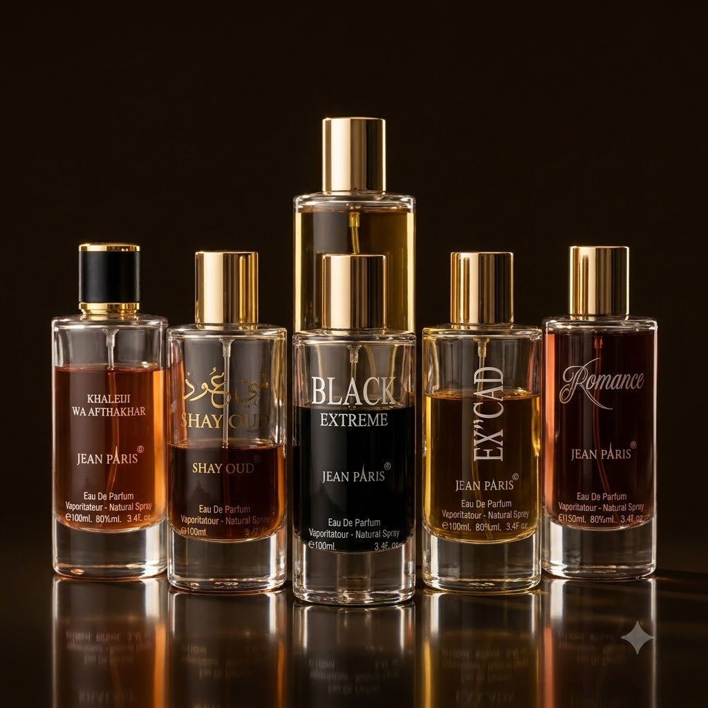 Jean Paris 5 PC Combo - Premium Fragrance Collection
